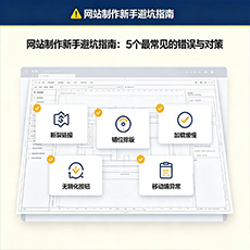 果洛建站-网站制作新手避坑指南：5个最常见的错误与对策