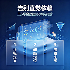 果洛建站-告别直觉依赖：三步学会数据驱动网站运营